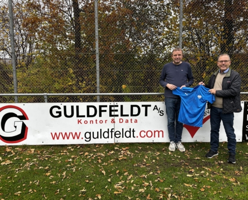 Guldfeldt Kontor & Data A/S støtter Næsby Boldklub. CSR.